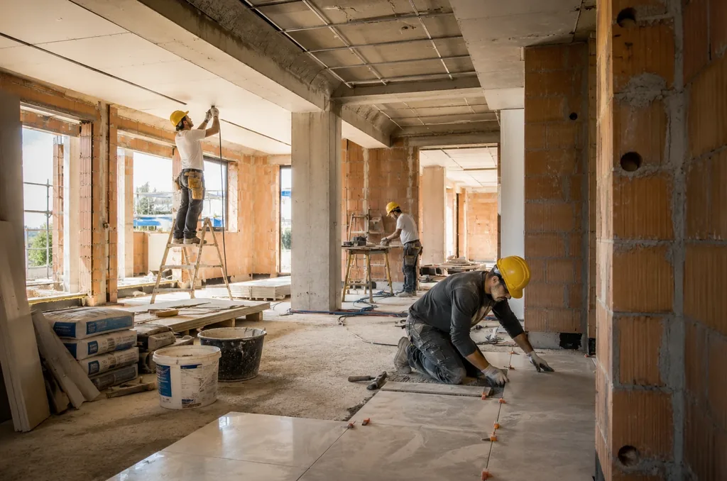 Cantiere edile italiano gestito con Edilizia in Cloud